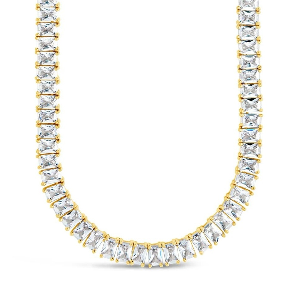 Sterling Forever Marisol Tennis Necklace